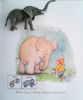 大象画，非语言自闭症